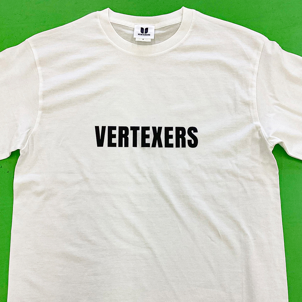シルクスクリーンプリントTシャツ「VERTEXERS」