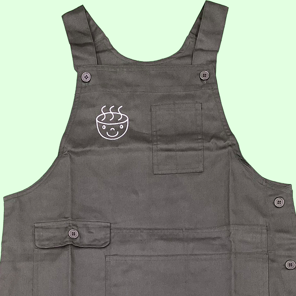 オリジナル刺繍エプロン「生うどんくん」