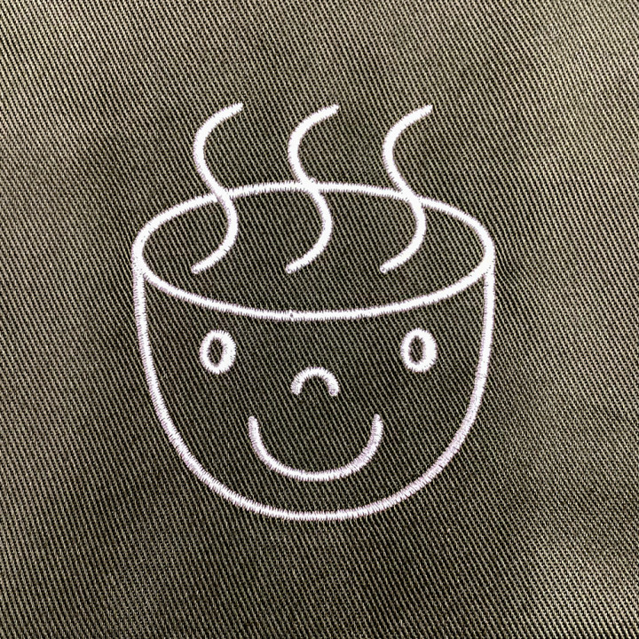オリジナル刺繍エプロン「生うどんくん」アップ