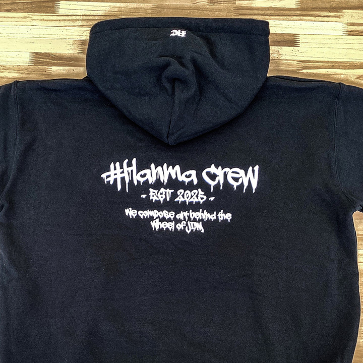 3D刺繍パーカー「#Hanma crew」 全体