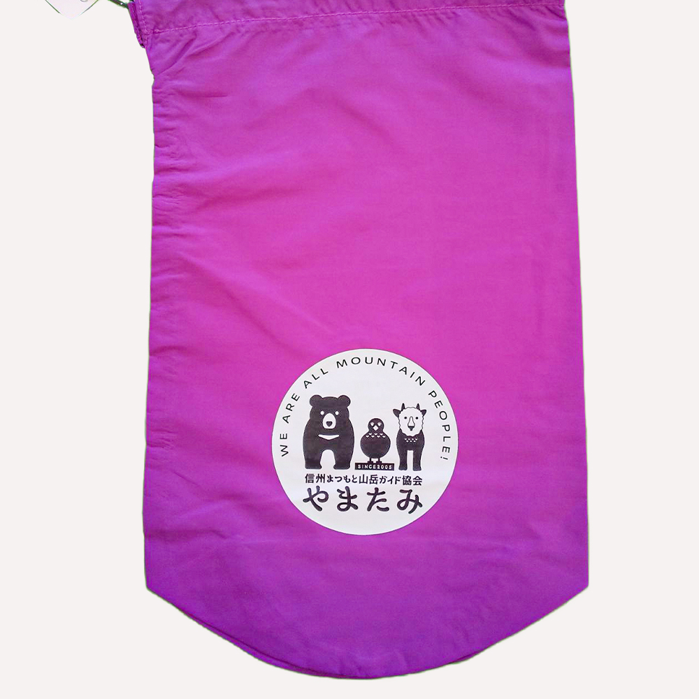 DTF転写プリントポーチ「やまたみ」