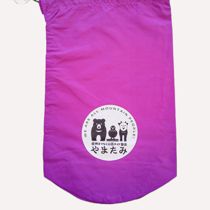 DTF転写プリントポーチ「やまたみ」