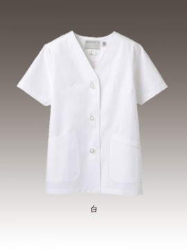 CK-1412 調理衣(半袖) カラー一覧 白