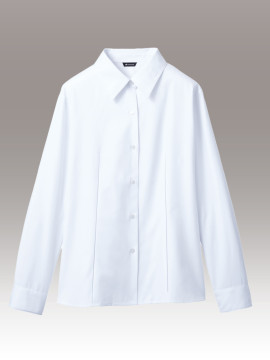 CKBK21612 ブラウス(レディス・長袖) 拡大画像 白