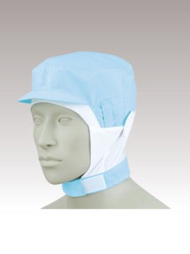CK91016 ショート頭巾帽子(男女兼用) 拡大画像 ブルー
