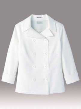 BM-FB4013L  レディスコックシャツ ホワイト