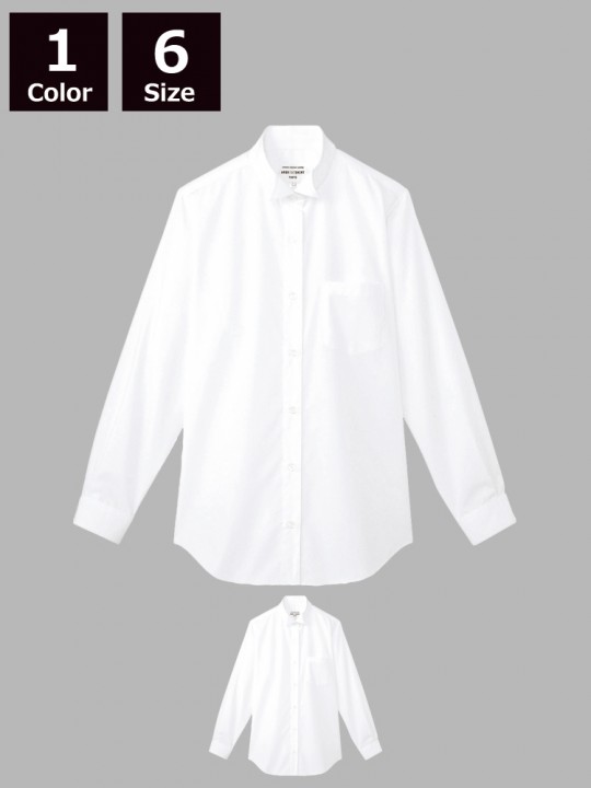 ARB-KM4039 ウイングカラーシャツ(レディス・長袖) 