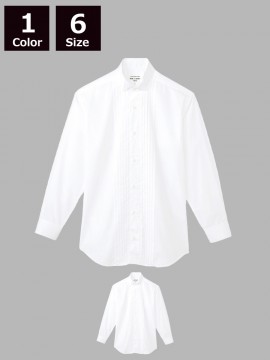 ARB-KM4092 ピンタックウイングカラーシャツ(メンズ・長袖) 