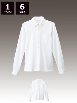 BS-24305 ボタンダウンシャツ ホワイト　白