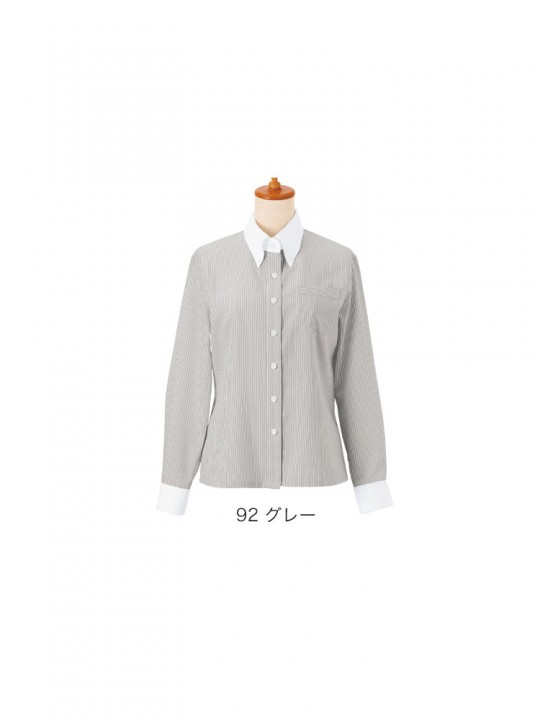 14201: ボタンダウンシャツ(レディース) 飲食店ユニフォーム・制服の通販ならCROSS