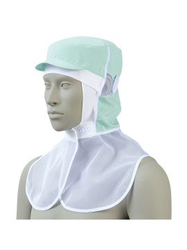 CK-91055 頭巾帽子(男女兼用) 拡大画像 グリーン