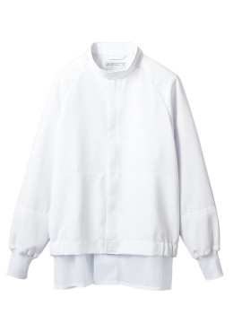 CK-DC8701 ジャンパー(男女兼用・長袖) 拡大画像 白