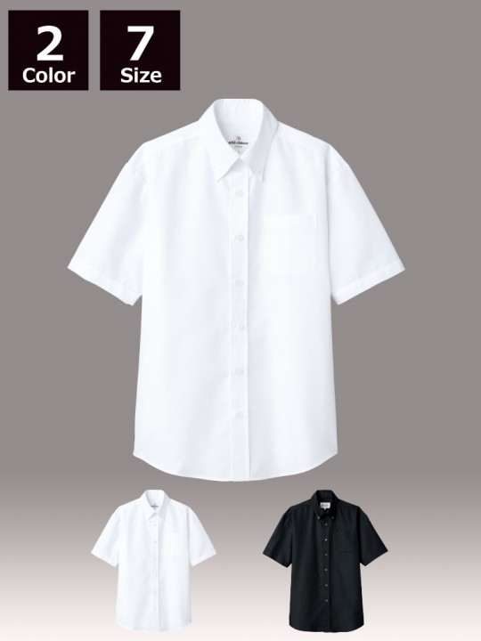ARB-EP8060 ボタンダウンシャツ(男女兼用・半袖)