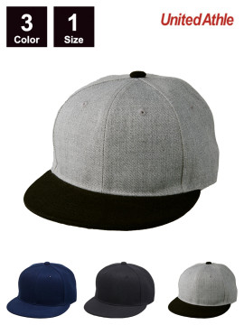 CB-9664 フラットバイザー スナップバック キャップ 