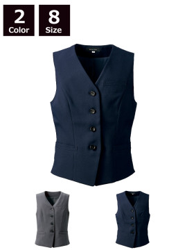 CKBP60019 ベスト（襟無し・レディス）