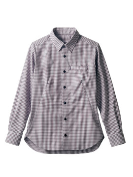 BW2504 シャツ(長袖) アイテム グレーチェック