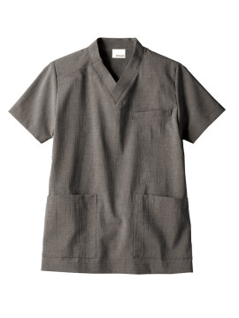 OV6503 スクラブ(半袖) 拡大画像 グレー