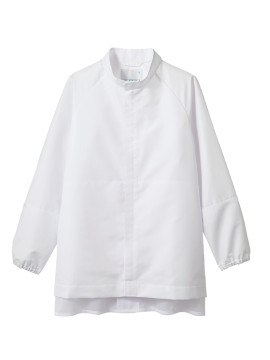 CK-RS87232 ブルゾン(長袖・袖口ネット) 拡大画像 白