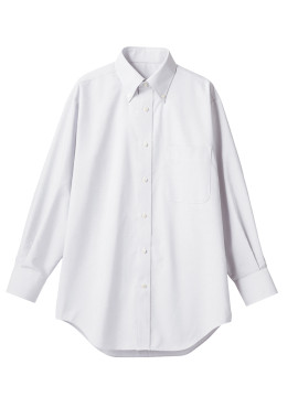 CX25032 シャツ(長袖・男女兼用) 拡大画像 白