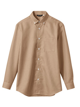 CK-WC26114 男女兼用 シャツ（長袖） 拡大画像 ブラウンチェック