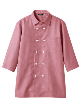 WC26214 男女兼用 シャツ（７分袖） 拡大画像 ワインチェック