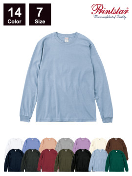 WE-00110-CLL 5.6オンス ヘビーウェイトLS-Tシャツ（+リブ）