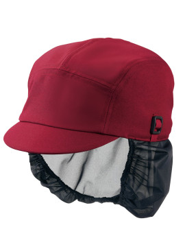 CK91370 キャップたれ付(男女兼用) 拡大画像 ワイン