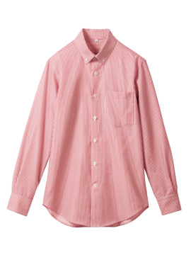 CK-SS001 シャツ(男女兼用・長袖) 拡大画像 ワインストライプ