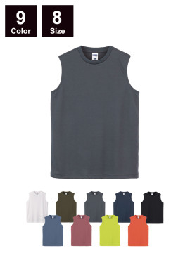 MS1165 ノースリーブTシャツ（ポリジン加工）
