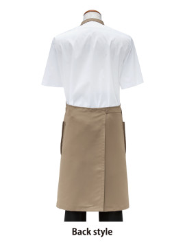 BS-27346 胸当てエプロン バックスタイル