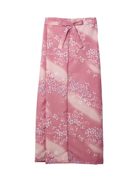 CK-SB00412 茶衣着スカート(レディス)　拡大画像 桜吹雪ピンク