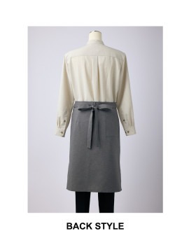 SP004-9291 サロンエプロン(男女兼用) バックスタイル