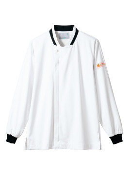 CK-ST0010172 サービスコート(長袖) 拡大画像 白/黒