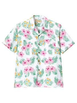 BM-FB4577U アロハシャツ（ハイビスカス柄）拡大画像 