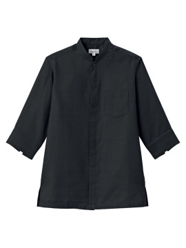 FB4579U ユニセックス高通気スタンドカラーシャツ 拡大図