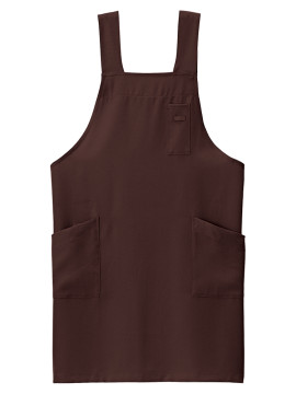 FK7164 4 H型胸当てエプロン 拡大画像