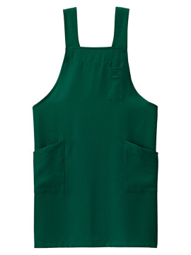 FK7164 4 H型胸当てエプロン 拡大画像