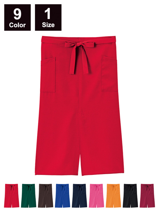 FK7206 スリット入りソムリエエプロン