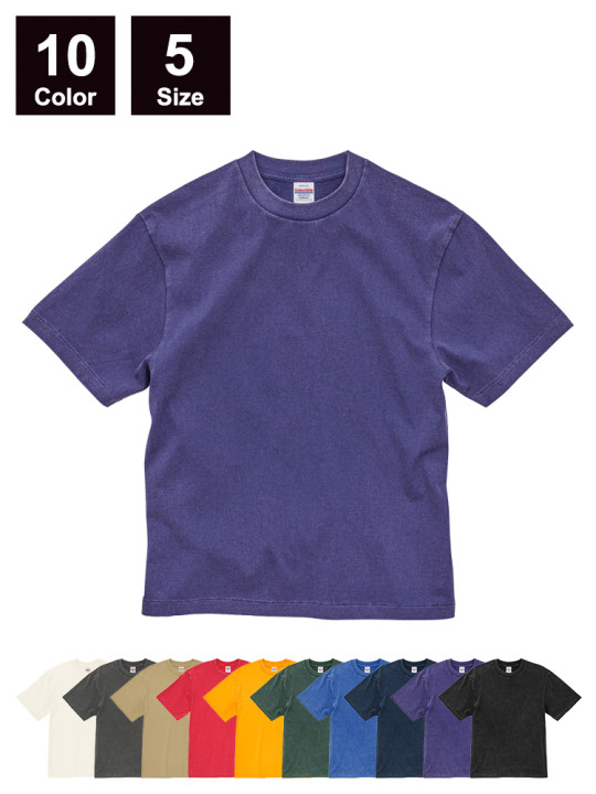 CB-4230 6.2オンス オープンエンド フェードウォッシュ Tシャツ