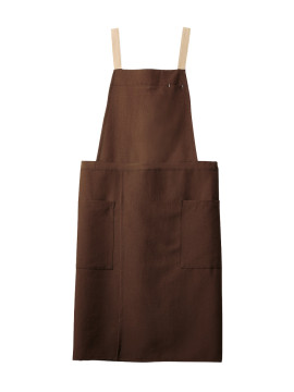 OV50082 エプロン 拡大画像 ブラウン/ベージュ