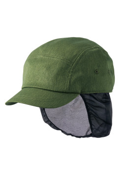 OV9004 キャップたれ付（男女兼用） 拡大画像 オリーブ