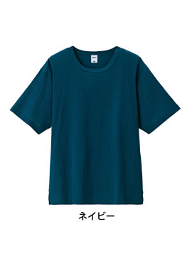 MS1175 楊柳Tシャツ 拡大画像 ネイビー