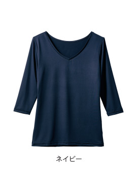 CK-MZ50183 インナーTシャツ（7.2分袖/女性用） 拡大画像 ネイビー