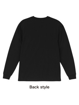 CB-4511 6.0オンス ロングスリーブ Tシャツ（2.1インチリブ） バックスタイル