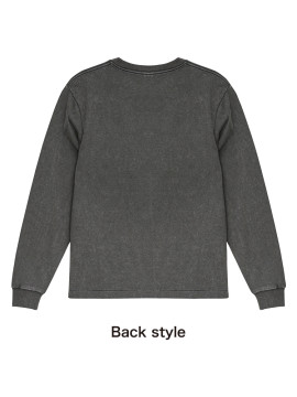 CB-4231 6.2オンス ロングスリーブ Tシャツ（2.1インチリブ）バックスタイル