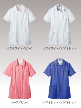 CK-LW81112 ナースジャケット（半袖/女性用）カラー一覧